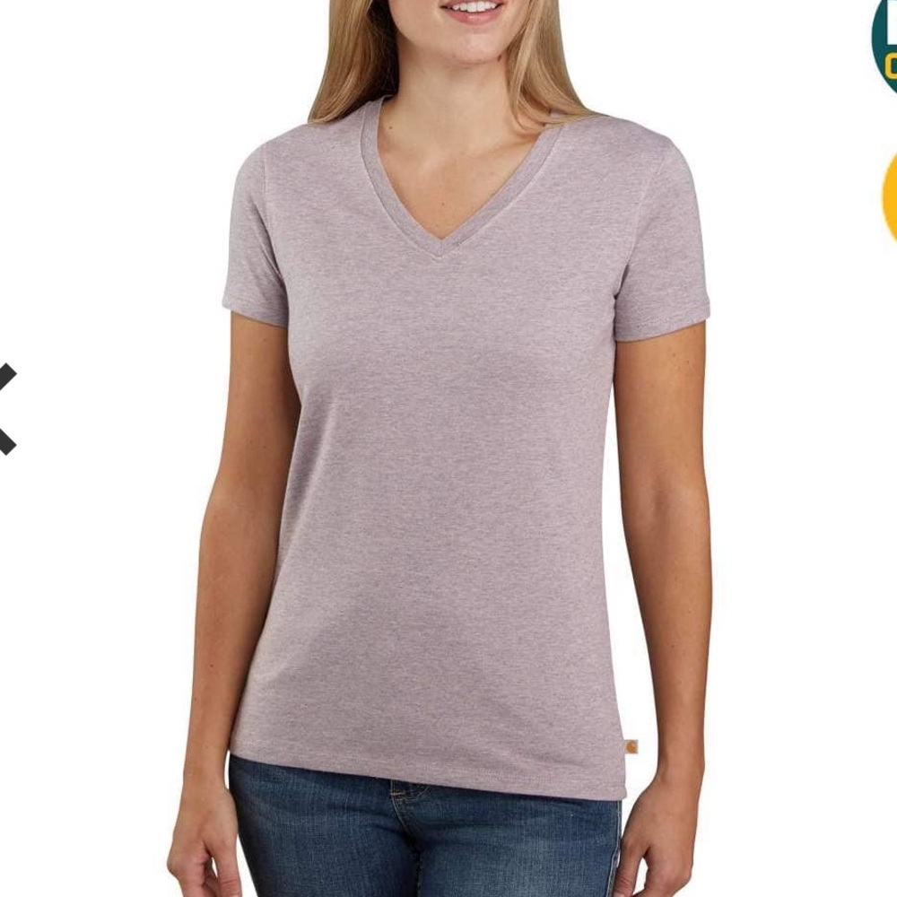 Carhartt women’s small Lockhart v neck purple